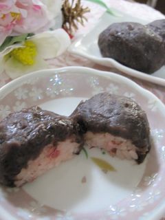 桜香るおはぎ-レシピのメイン写真