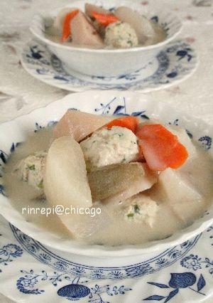 鶏団子と根菜の具だくさんシチュー-レシピのメイン写真
