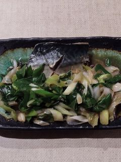 ネギたっぷりサバのネギ煮込み-レシピのメイン写真