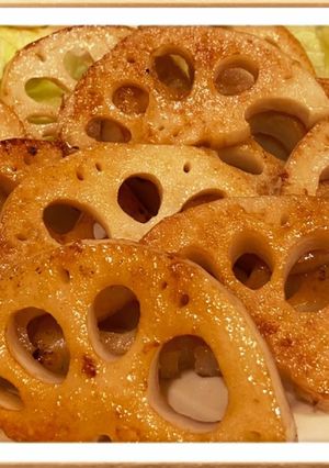 簡単！れんこんのガーリックバター焼き-レシピのメイン写真