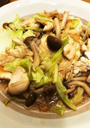 鶏むねしっとり！簡単ぽん酢炒め-レシピのメイン写真