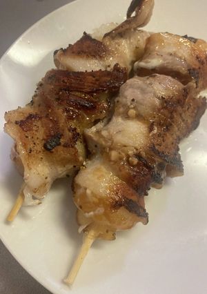 背徳感満載の豚バラ肉巻きだんご-レシピのメイン写真