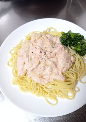 たらこと白菜のクリームスパゲティ-レシピのメイン写真