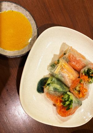 サーモンの生春巻き-レシピのメイン写真