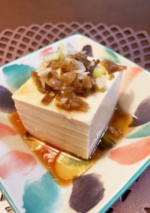 シロさんの長ネギと搾菜のせ冷やっこ-レシピのメイン写真