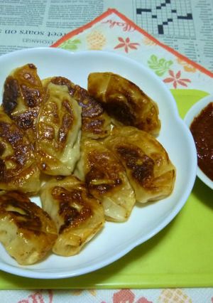 珉珉のせみ餃子+特製ディップ-レシピのメイン写真