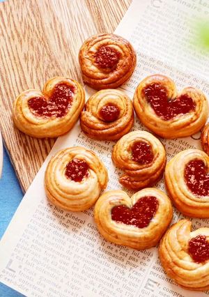 バレンタインに♡簡単絞り出し風クッキー-レシピのメイン写真
