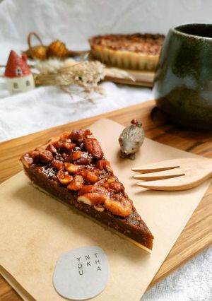 キャラメルナッツのチョコレートタルト by 小さなsatomi