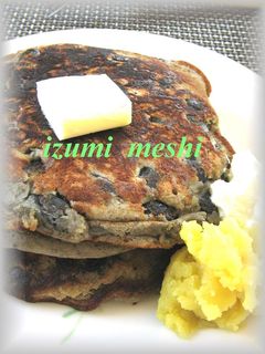 おせち消費レシピ♡黒豆ホットケーキ♡-レシピのメイン写真