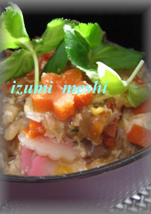 お雑煮の汁で卵丼♪-レシピのメイン写真