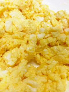 レンジで炒り卵-レシピのメイン写真