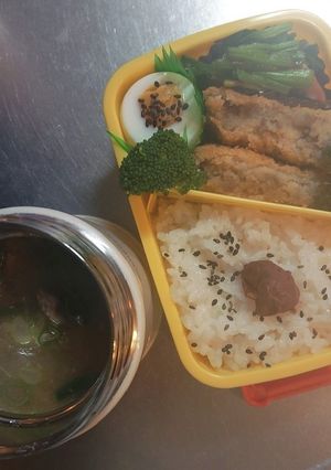 JK☆豚汁&コロッケ弁当♪-レシピのメイン写真