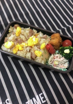 男子高校生弁当1/20炒飯弁当-レシピのメイン写真