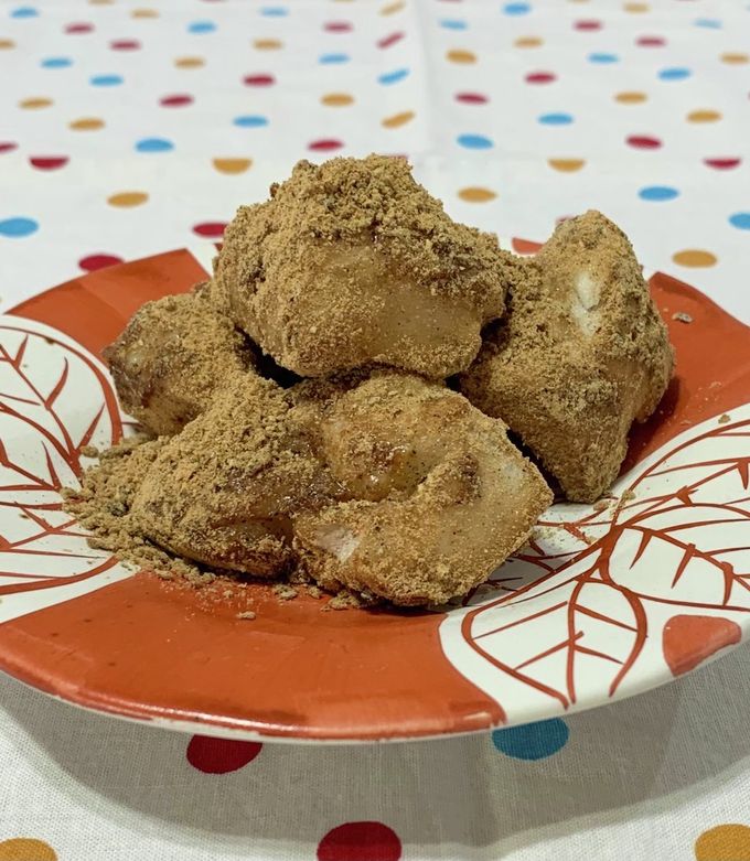 きなこもち Amazon.co.jp: 岩塚製菓 きなこ餅 八ツ橋味 18枚×6袋 : 食品