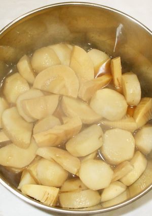 たけのこ里芋煮物♪簡単ダイエット漢方薬膳-レシピのメイン写真