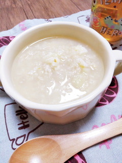 離乳食便秘解消に!オートミールのお味噌汁-レシピのメイン写真