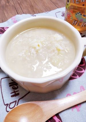 離乳食便秘解消に！オートミールのお味噌汁-レシピのメイン写真