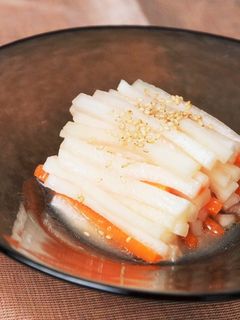 味付けはタレ1つ!大根ナムル-レシピのメイン写真