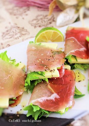 3分おつまみ！生ハムチーズのわさび風味-レシピのメイン写真