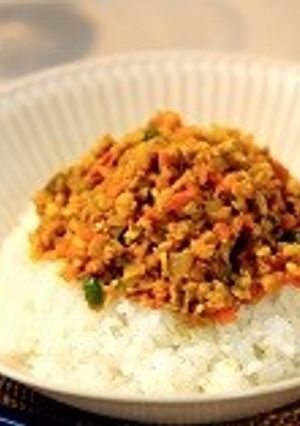 大豆入り野菜キーマカレー-レシピのメイン写真