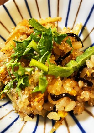 大根の葉っぱと皮で！塩昆布チャーハン-レシピのメイン写真