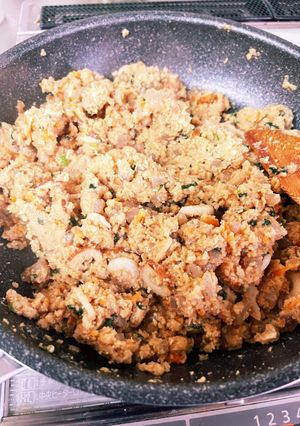 麺つゆとすき焼きタレで簡単おから煮-レシピのメイン写真