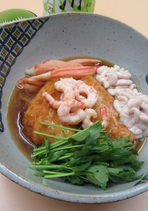 加賀丸いもの海鮮あんかけ-レシピのメイン写真