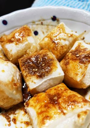 餅　砂糖醤油からの味変すりごま-レシピのメイン写真