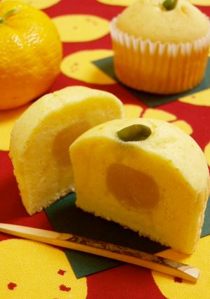 ゆず餡カップケーキ-レシピのメイン写真