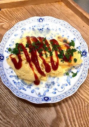 卵と豆腐とチーズで！ふわふわ♡オムレツ☆-レシピのメイン写真