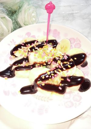 チョコバナナ(◍•ᴗ•◍)-レシピのメイン写真
