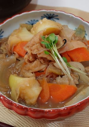 じゃが煮鯨の作り方-レシピのメイン写真
