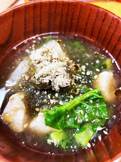大根と菜花の鳥スープ-レシピのメイン写真