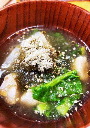 大根と菜花の鳥スープ-レシピのメイン写真