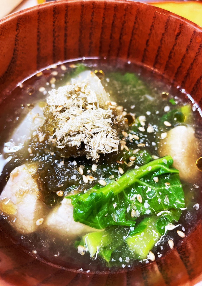 大根と菜花の鳥スープ-レシピのメイン写真