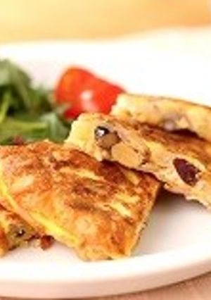 蒸しサラダ豆のスペイン風オムレツ-レシピのメイン写真