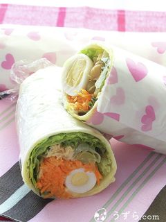 萌え断ラップサンド【うずら.com】-レシピのメイン写真