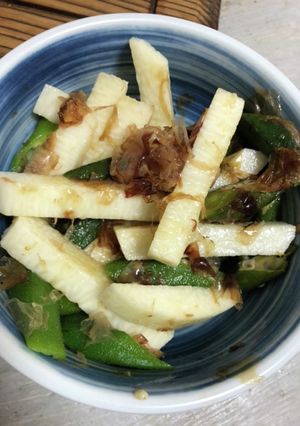 長芋とオクラのおひたし-レシピのメイン写真