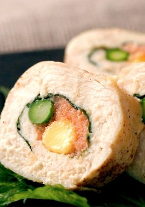 アスパラガスとチキンのチーズロール-レシピのメイン写真