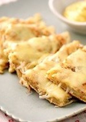 もやしのチーズチヂミカレーマヨソース-レシピのメイン写真