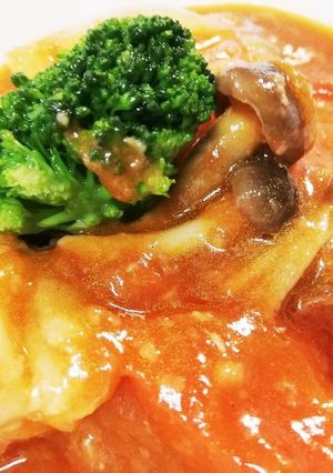 ばあばｧの鶏もも肉のトマト煮!ゆりさん風-レシピのメイン写真