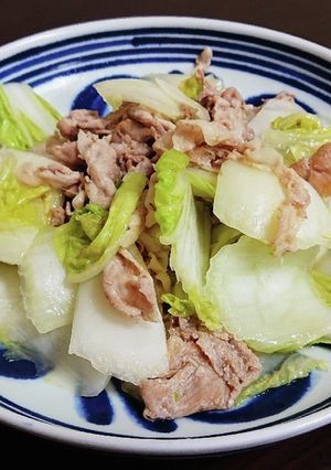 簡単【材料３つ】豚肉、白菜が美味しい！！-レシピのメイン写真