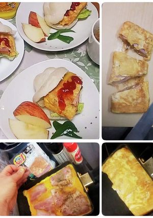 【米久】「原形ベーコンブロック」で朝食♪-レシピのメイン写真