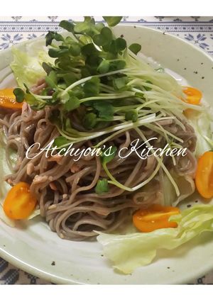 簡単！衝撃の蕎麦サラダ-レシピのメイン写真