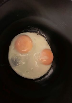 ホットクックで目玉焼き-レシピのメイン写真
