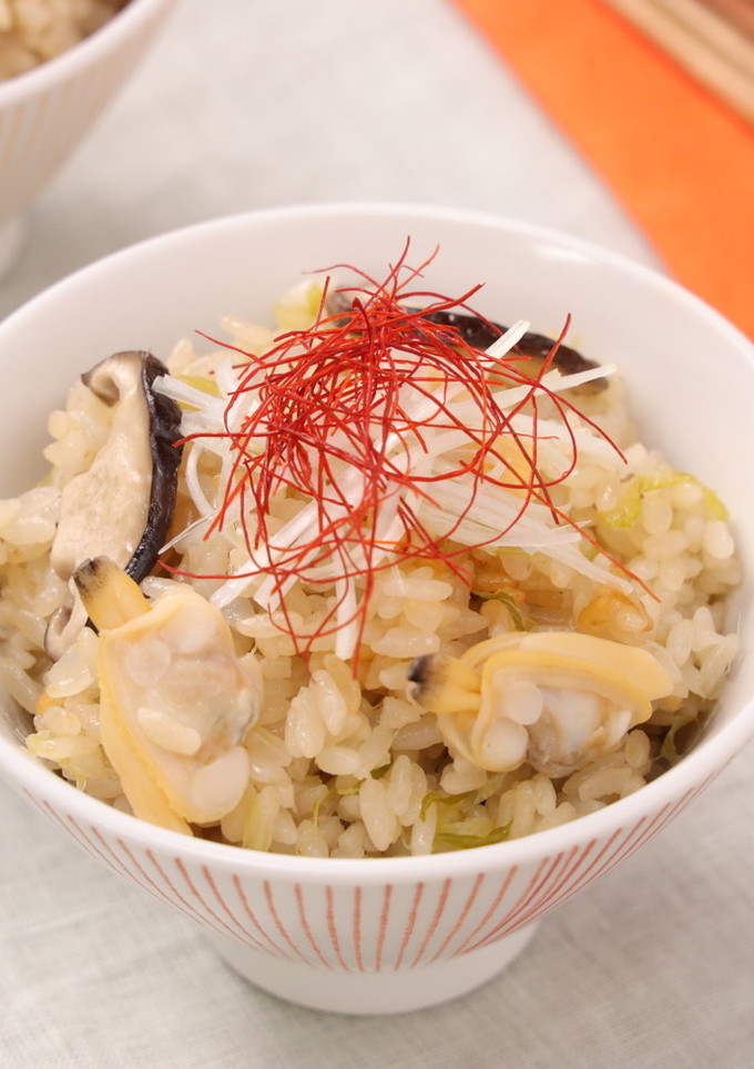 あさりの中華風炊き込みご飯-レシピのメイン写真