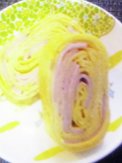 ハム入り卵焼き-レシピのメイン写真