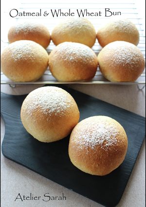 ヘルシー♪オートミール＆全粒粉パン-レシピのメイン写真