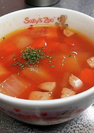 トマト缶で簡単！ミネストローネ-レシピのメイン写真