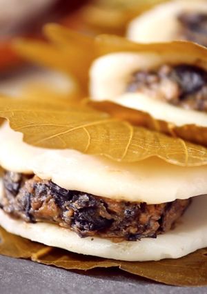 黒豆あんの柏餅-レシピのメイン写真